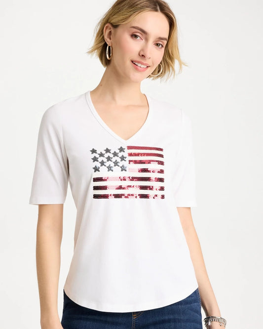 Chico's Americana Tee