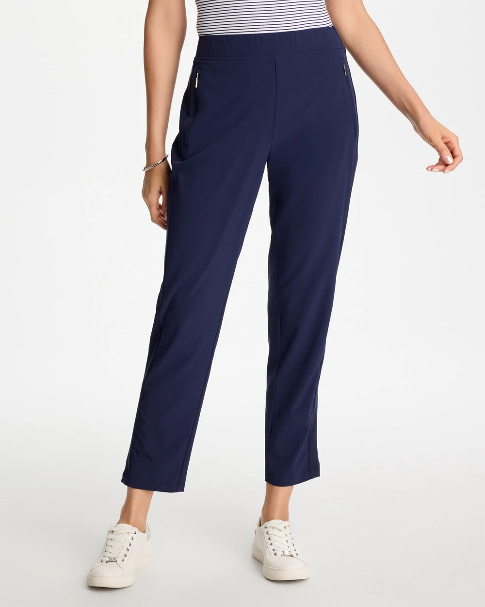 Chico's Zenergy® UPF Rib Mix Ankle Pants