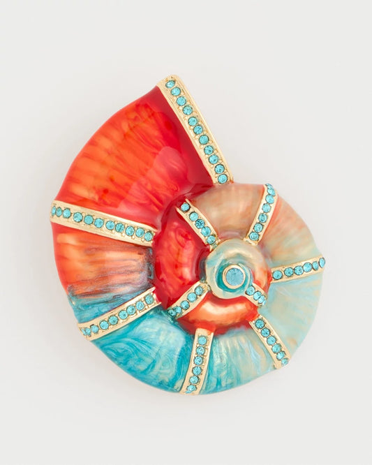 Chico's Conch Shell Brooch