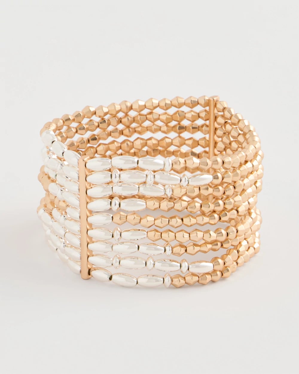 Chico's Multi-Strand Beaded Stretch Bracelet