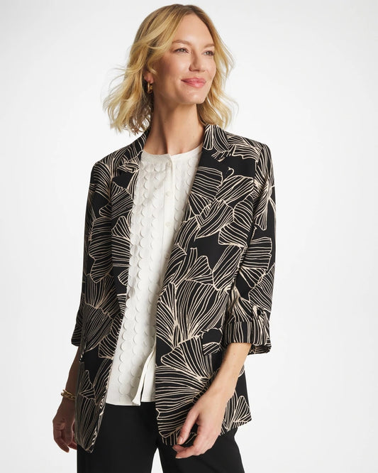 Chico's Ginkgo Crepe Blazer