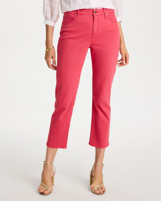 Chico's Girlfriend Roll Cuff Crop Jeans