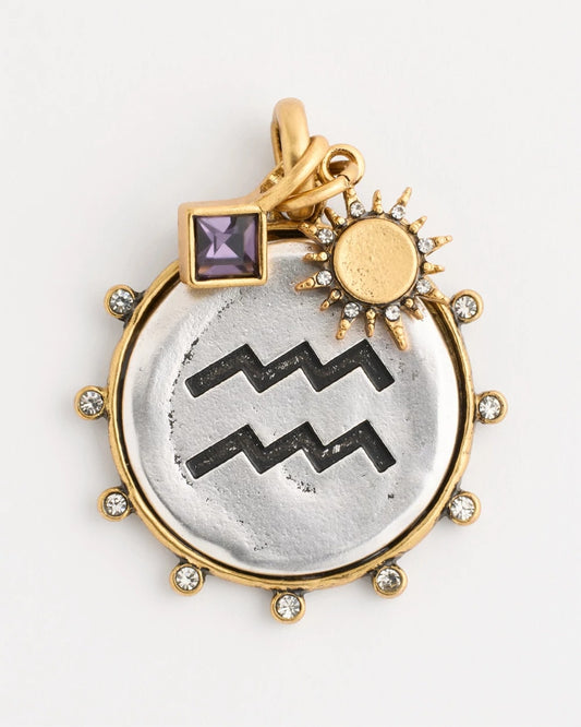 Chico's Aquarius Zodiac Charm Pendant