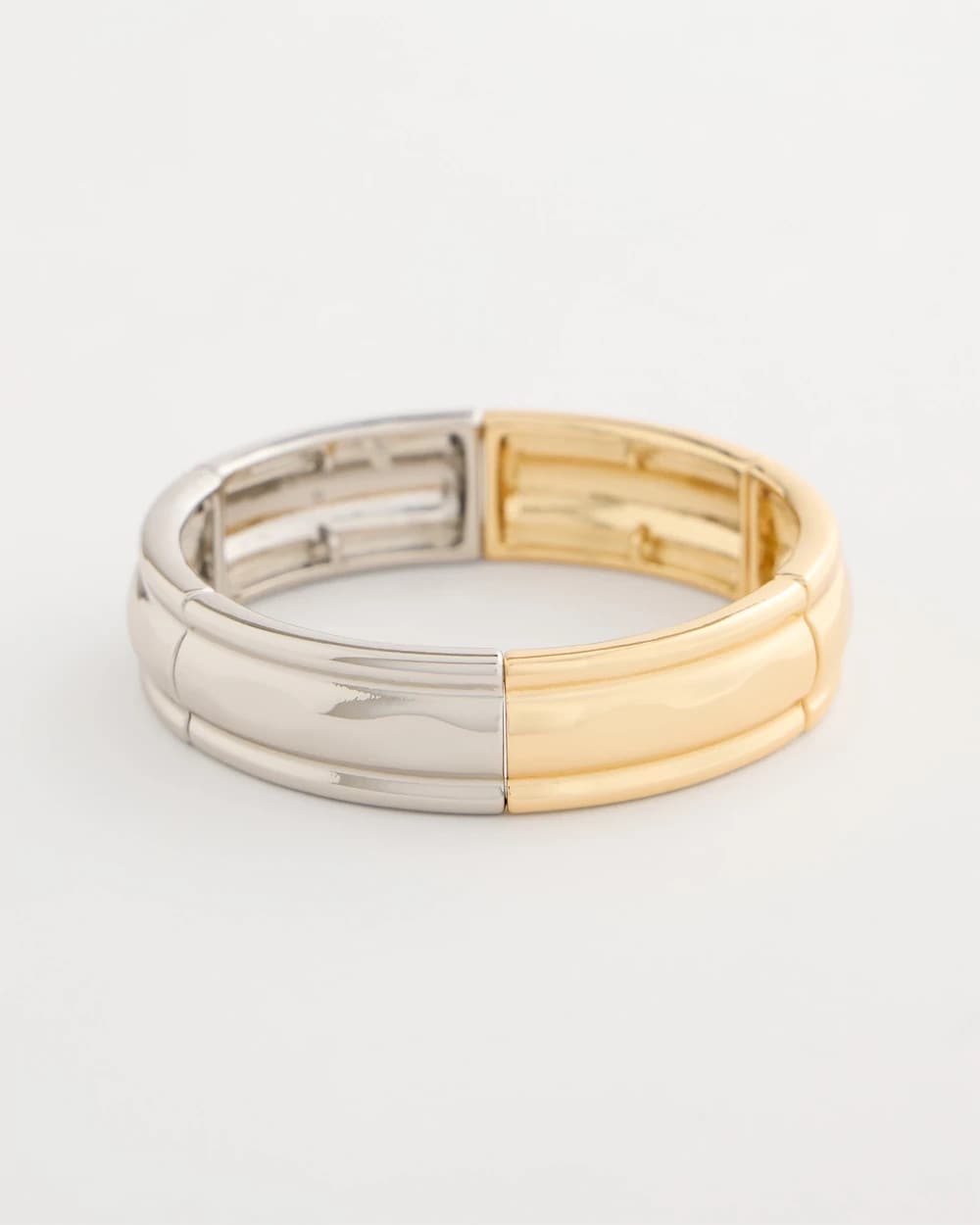 Chico's Mixed Metal Hinge Cuff Bracelet