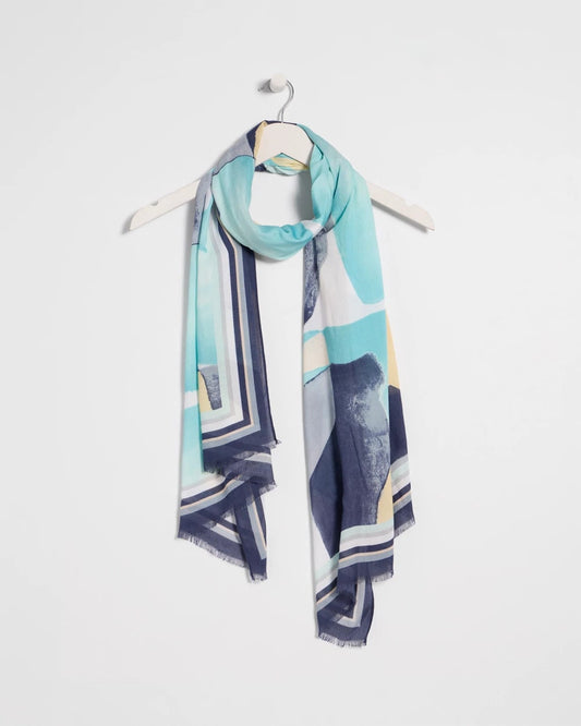 Chico's Artisanal Patch Oblong Scarf