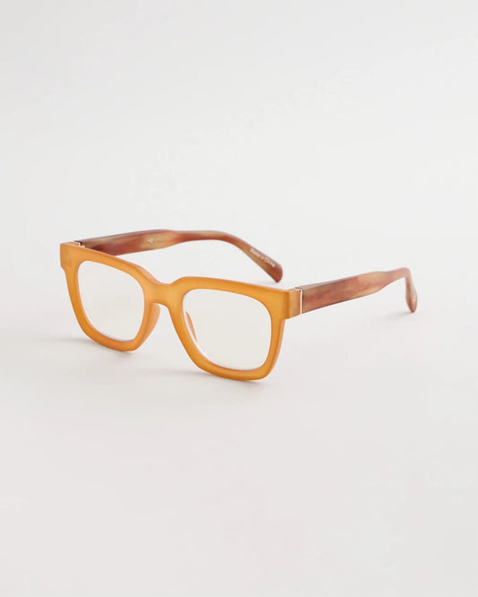 Chico's Neutral Matte Square Readers