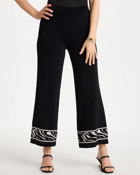 Chico's Travelers™ Abstract Zebra Cropped Pants
