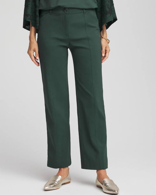Chico's Petite Bi-Stretch Straight Ankle Pants