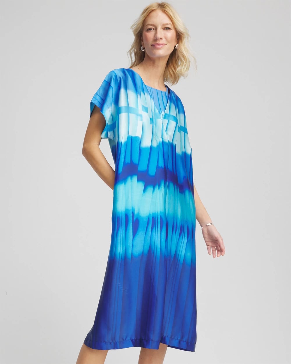 Chico's Gottex Golden Hour V-Neck Dress Cover-Up